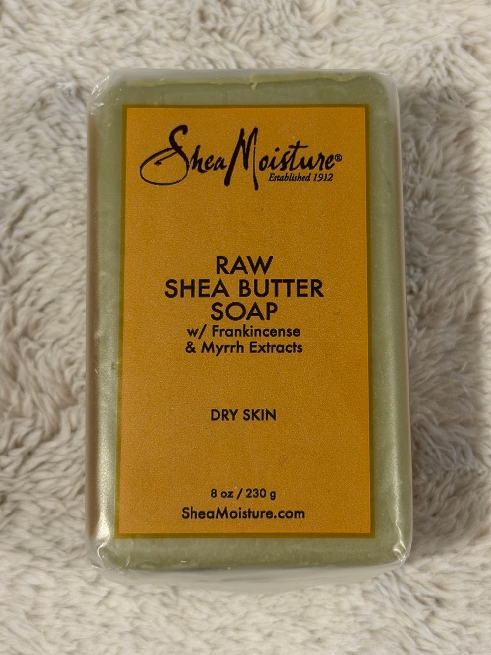 NWT shea moisture raw shea butter bar soap
